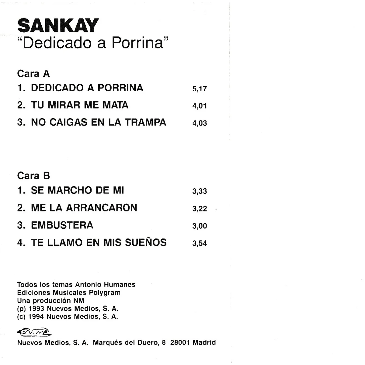 Otra vista de Dedicado a Porrina
