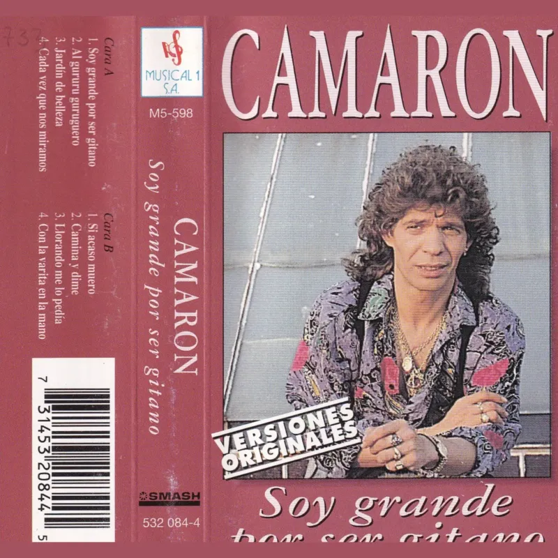 Portada de Soy grande por ser gitano, de El Camarón de la Isla