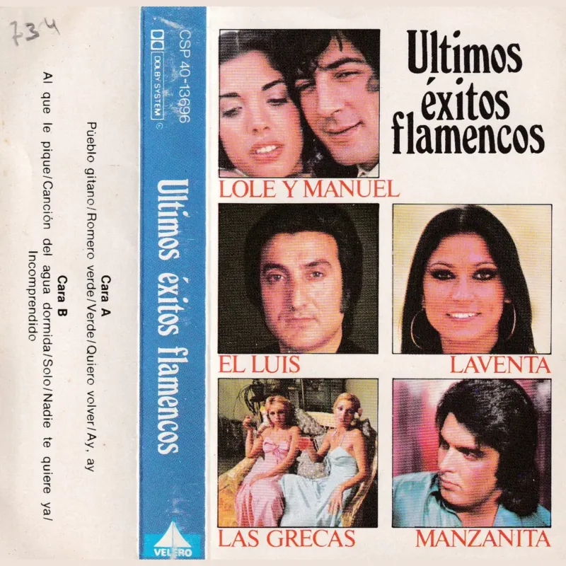 Portada de Últimos éxitos flamencos, de Varios