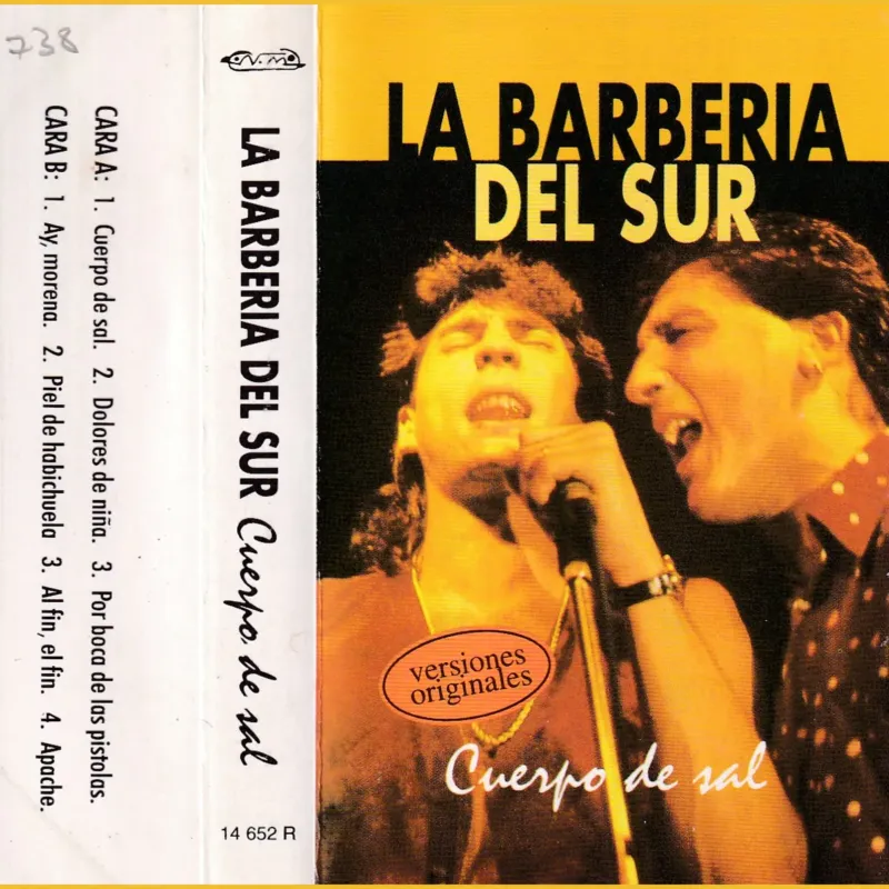 Portada de Cuerpo de sal, de La Barbería del Sur