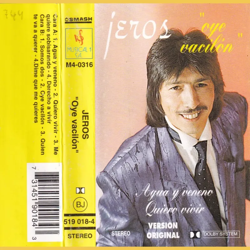 Portada de Oye vacilón y otros éxitos, de Jeros