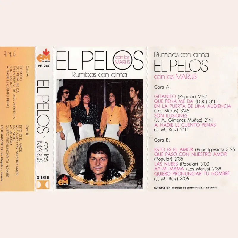 Portada de Rumbas con alma, de El Pelos