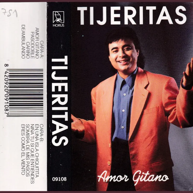 Portada de Amor gitano, de Tijeritas