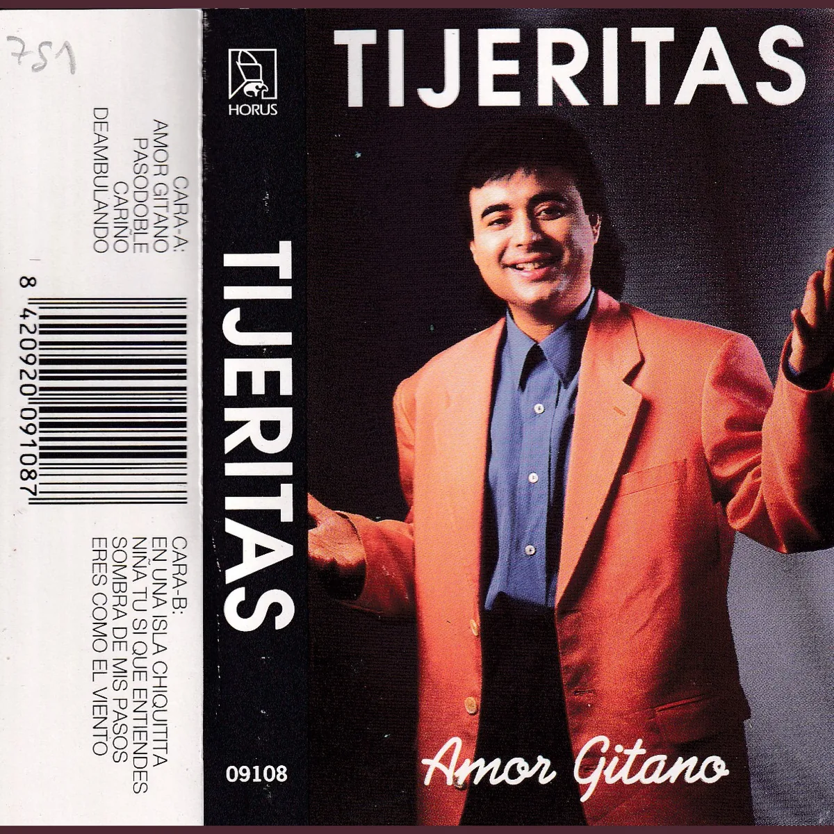 Portada de Amor gitano, de Tijeritas