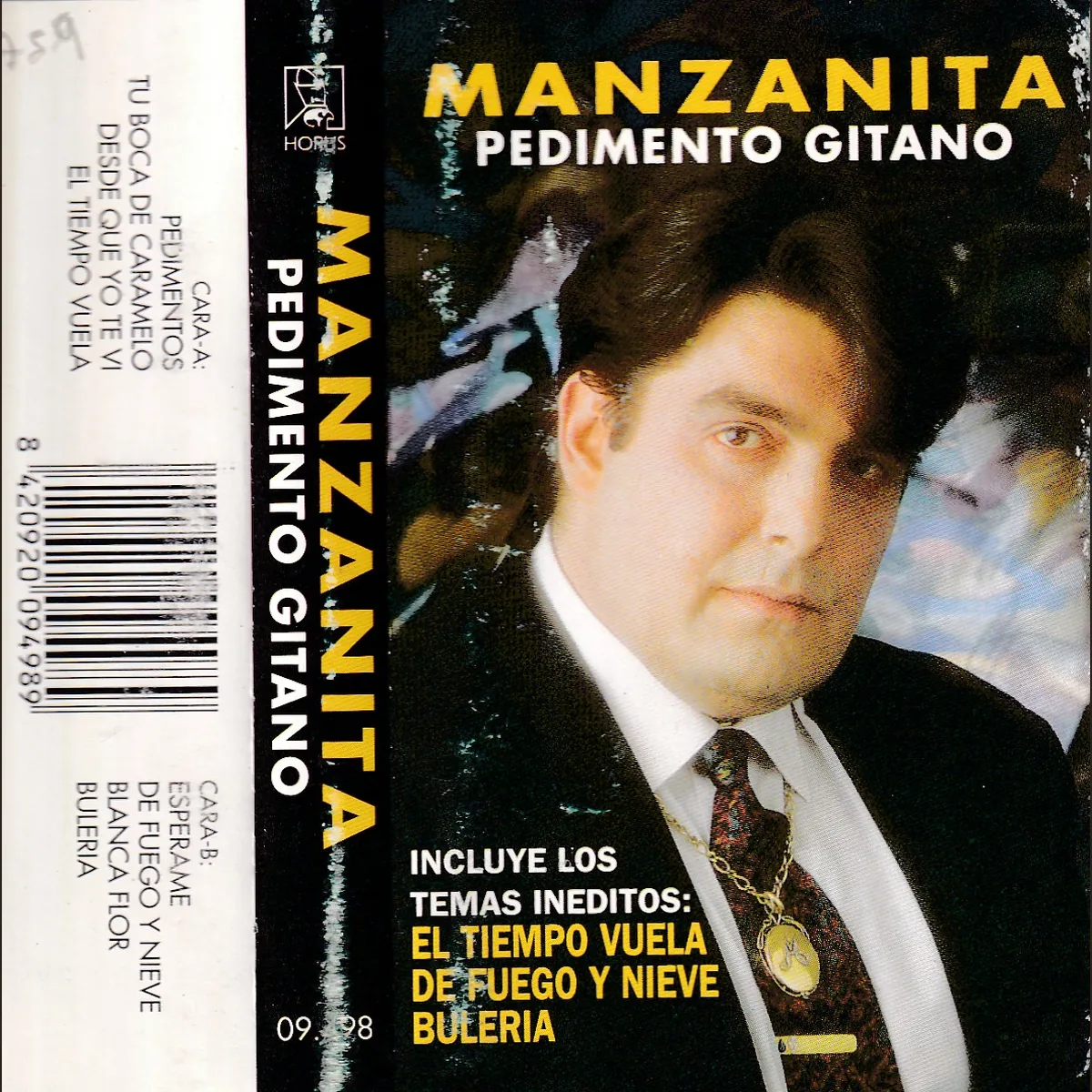Portada de Pedimento gitano, de Manzanita