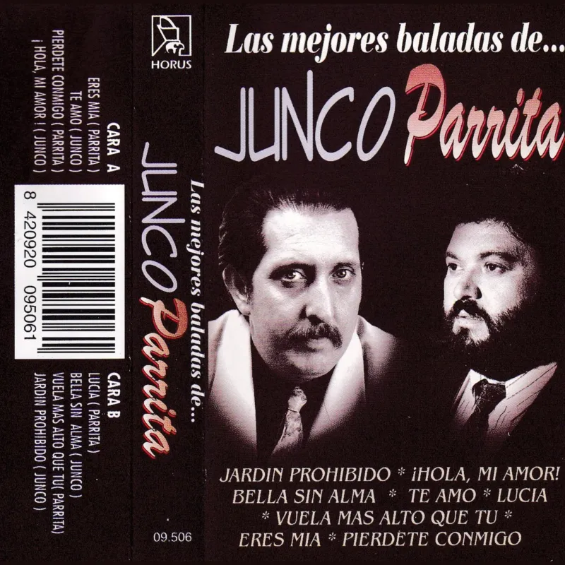 Portada de Las mejores baladas de …, de Junco y Parrita