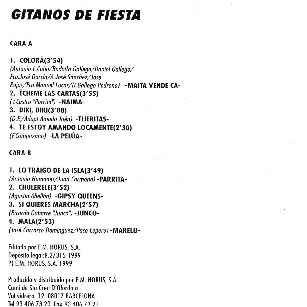 Otra vista de Gitanos de fiesta