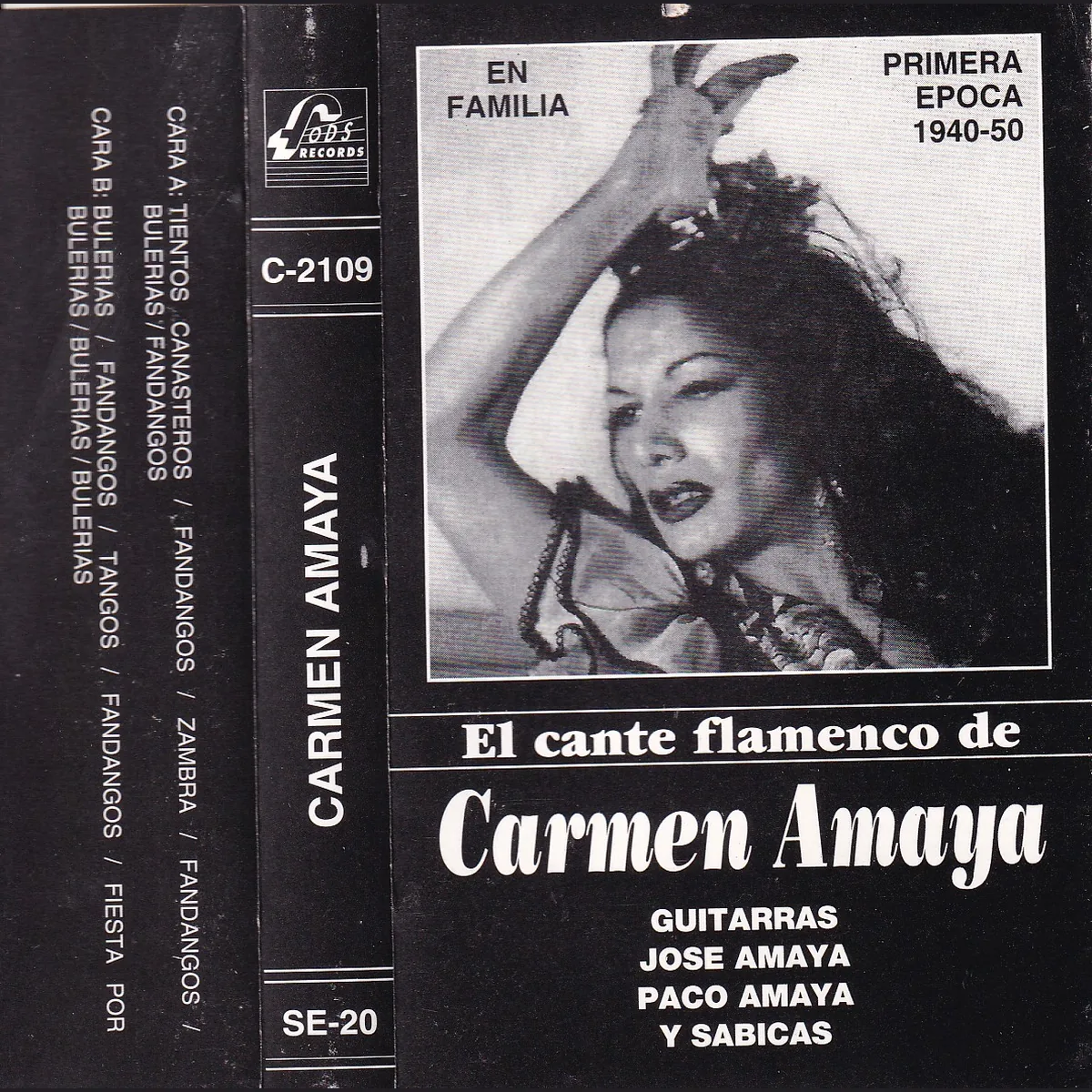Portada de El cante flamenco de … : primera época 1940-50, de Carmen Amaya