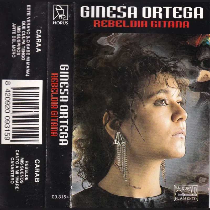 Portada de Rebeldía gitana, de Ginesa Ortega