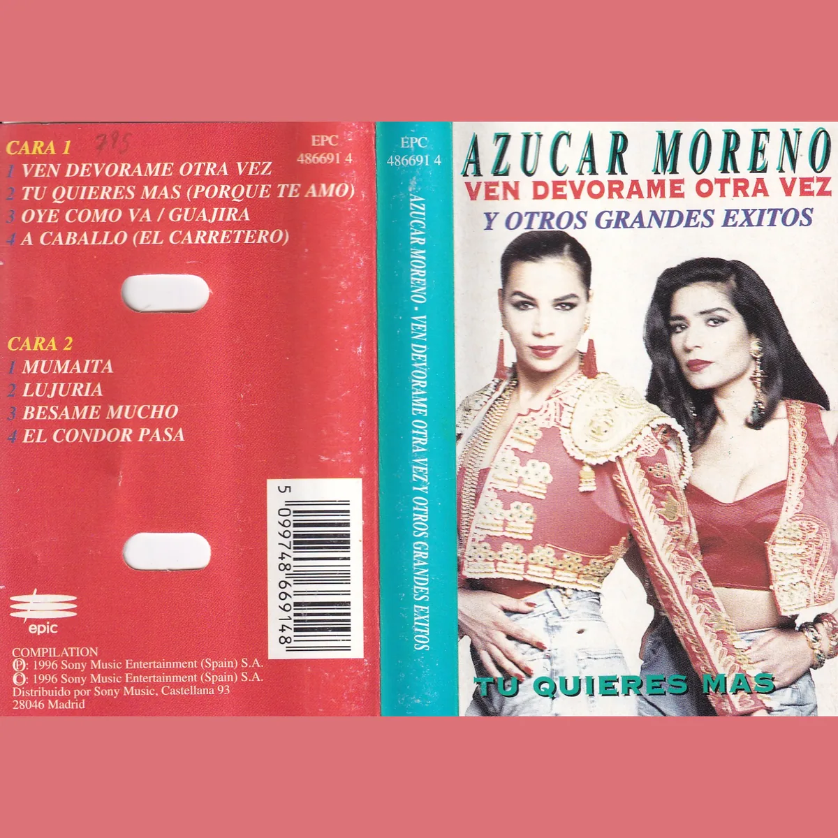 Portada de Ven Devórame otra vez y otros grandes éxitos, de Azúcar Moreno