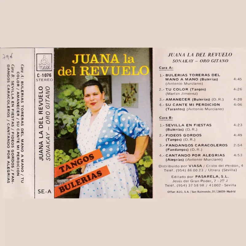 Portada de Tangos bulerías, de Juan la del Revuelo