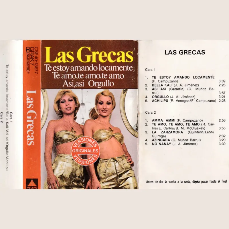 Portada de Las Grecas, de Las Grecas