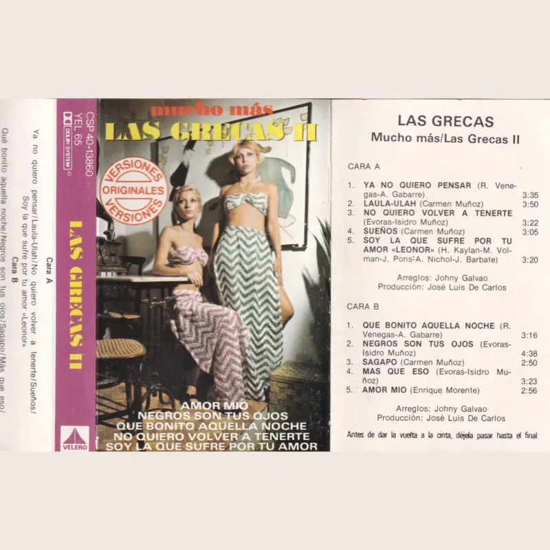 Portada de Mucho más: Las Grecas II, de Las Grecas