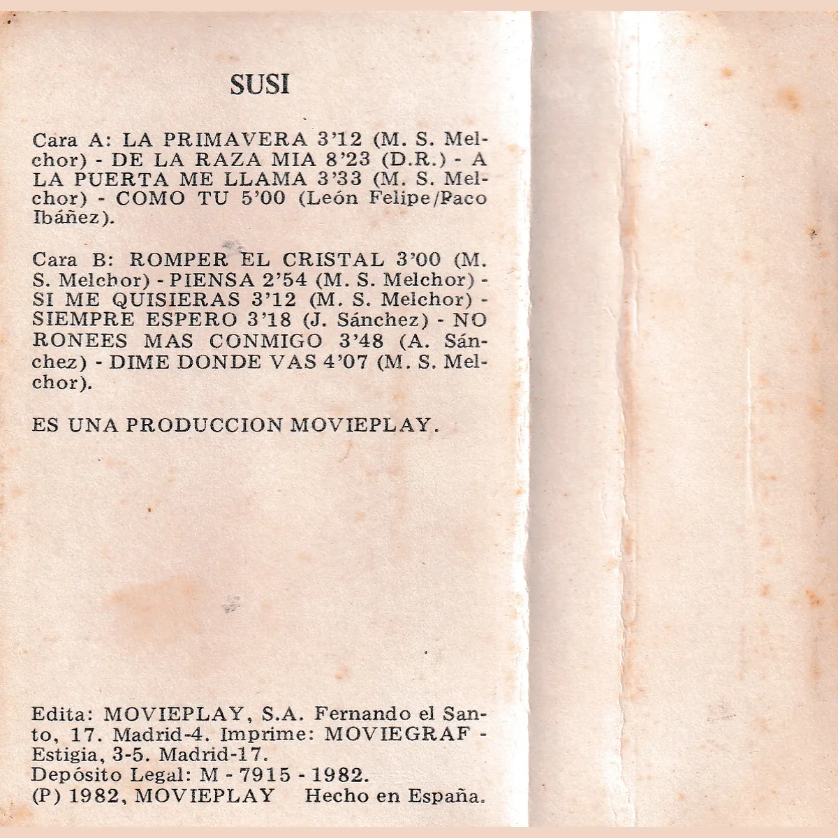 Otra vista de Susi
