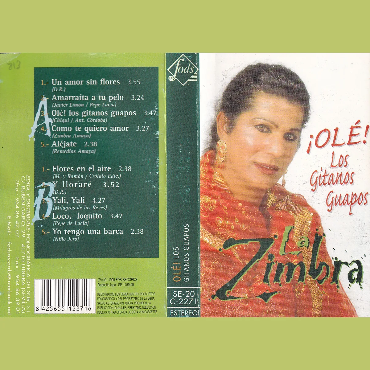 Portada de ¡Ole! Los gitanos guapos, de La Zimbra