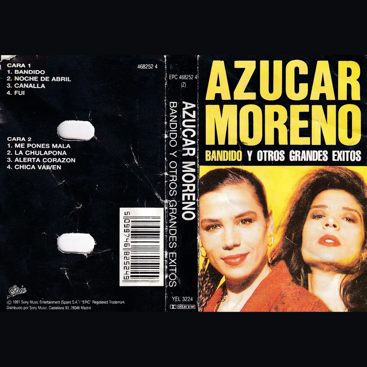 Portada de Bandido y otros grandes éxitos, de Azúcar Moreno