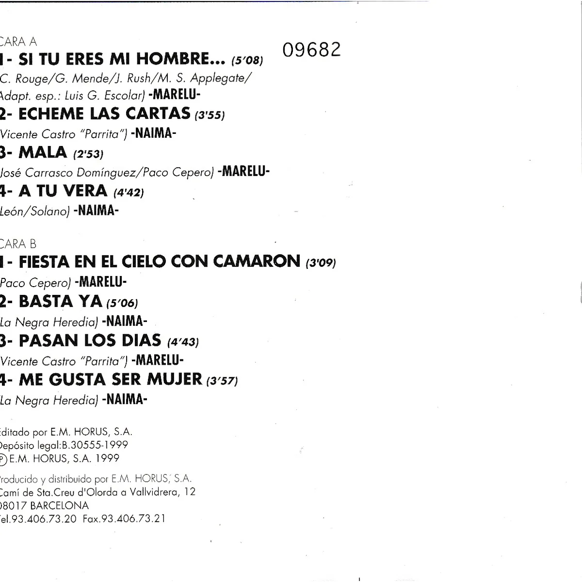 Otra vista de Las mejores canciones de Marelu y Naima