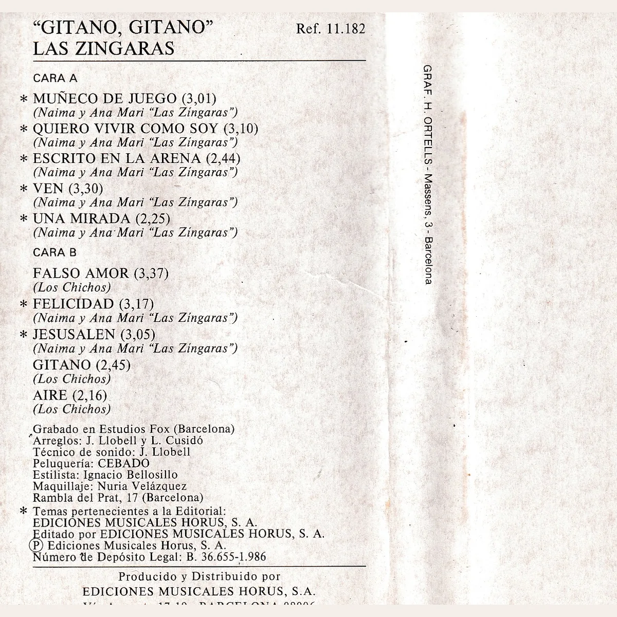 Otra vista de Gitano, gitano