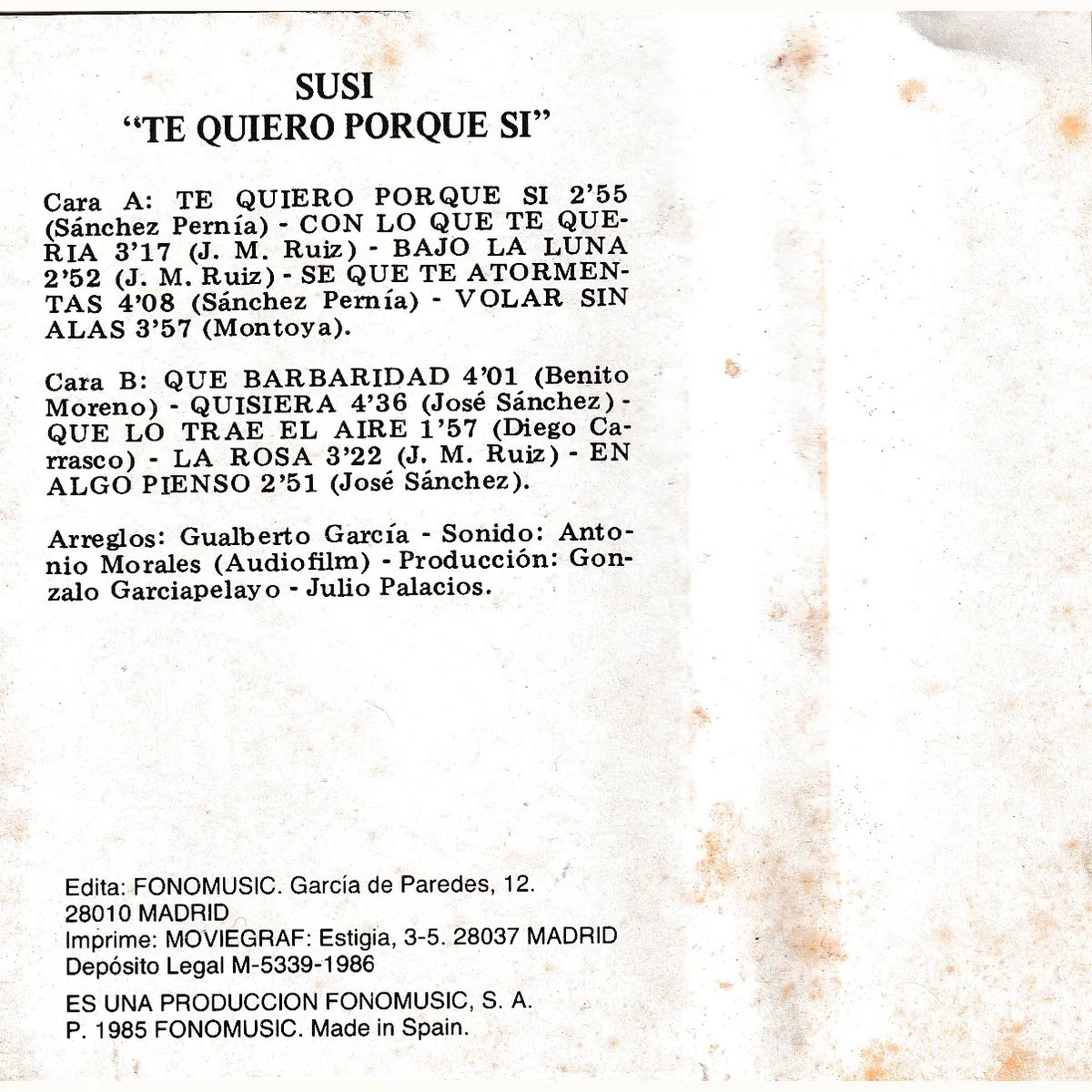 Otra vista de Te quiero porque sí – Qué barbaridad