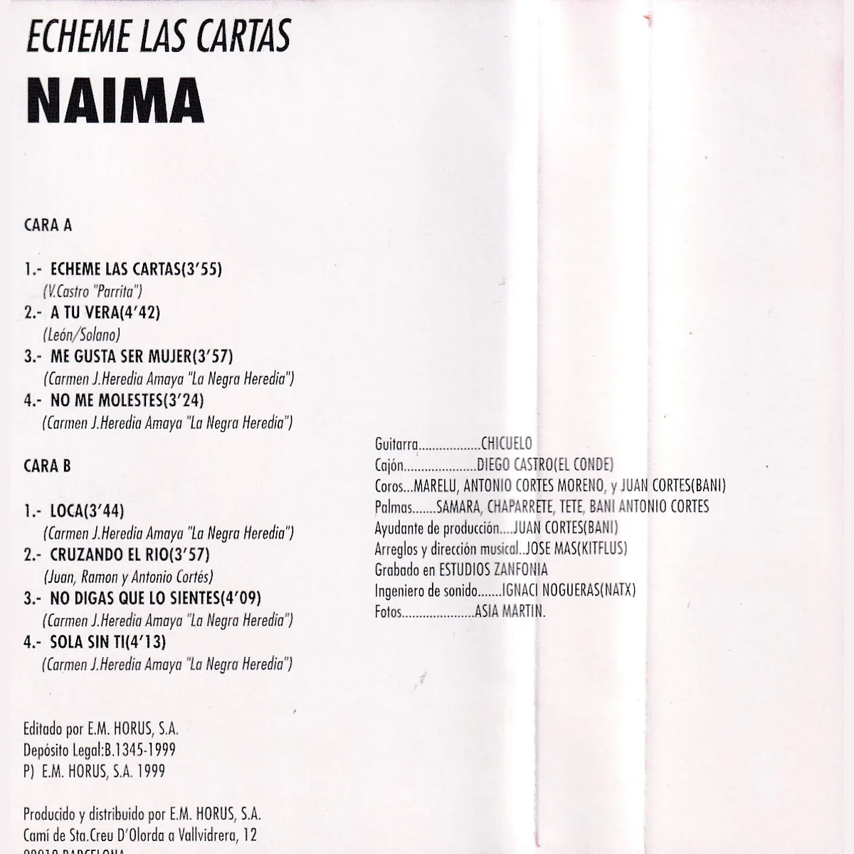 Otra vista de Écheme las cartas