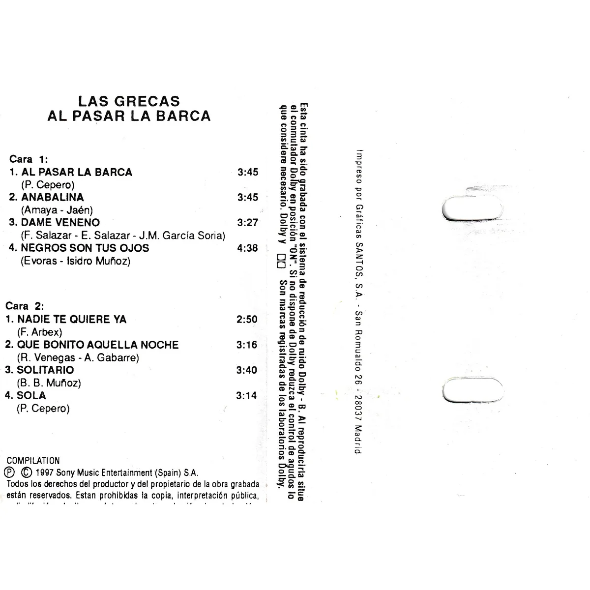 Otra vista de Al pasar la barca – Dame veneno