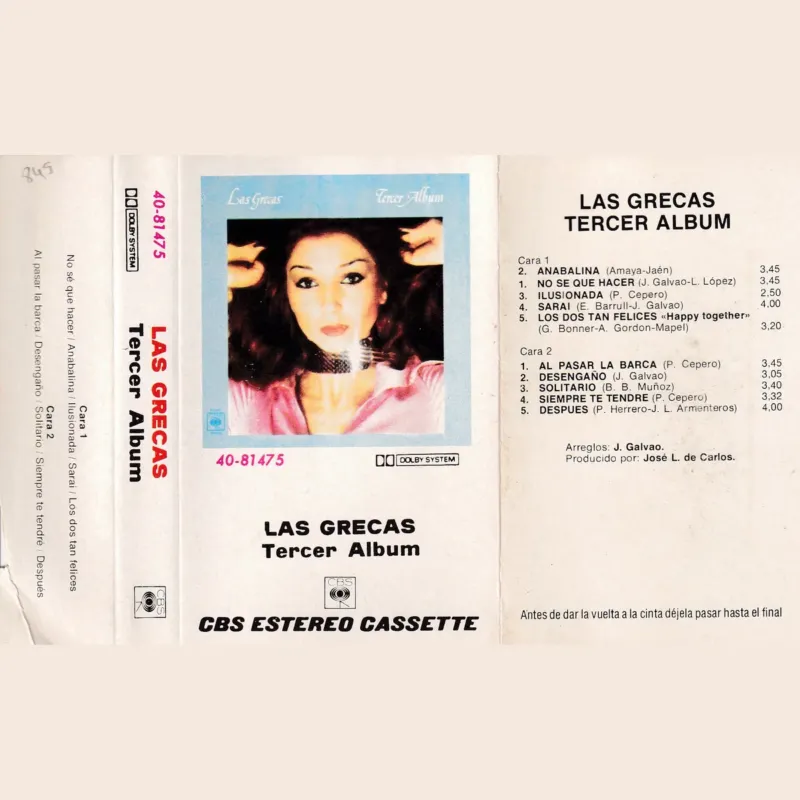 Portada de Tercer álbum, de Las Grecas