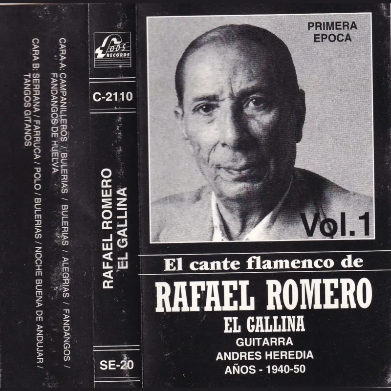 Portada de El cante flamenco de Rafael Romero El Gallina (primera época: años 1940-50), de Rafael Romero