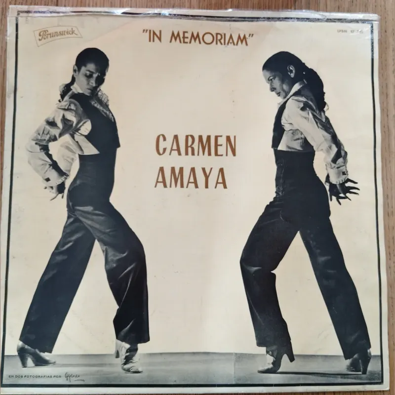 Portada de In memoriam, de Carmen Amaya